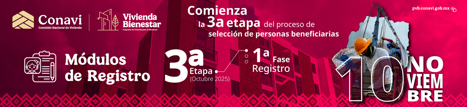 Conavi - Tercera Etapa del Programa de Vivienda para el Bienestar
